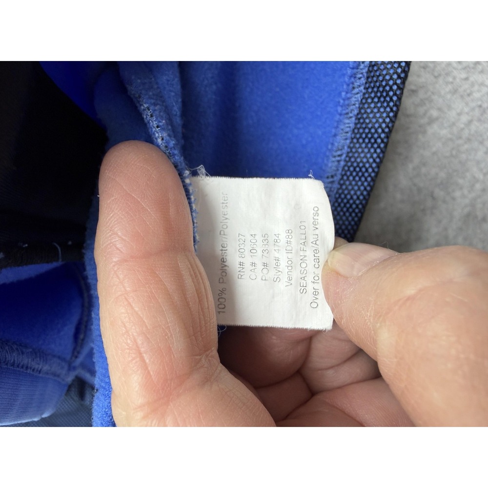 Pearl Izumi Womens Small Blue Black Cycling Jacket Thermal Full Zip Vintage 2000 - Picture 11 of 13